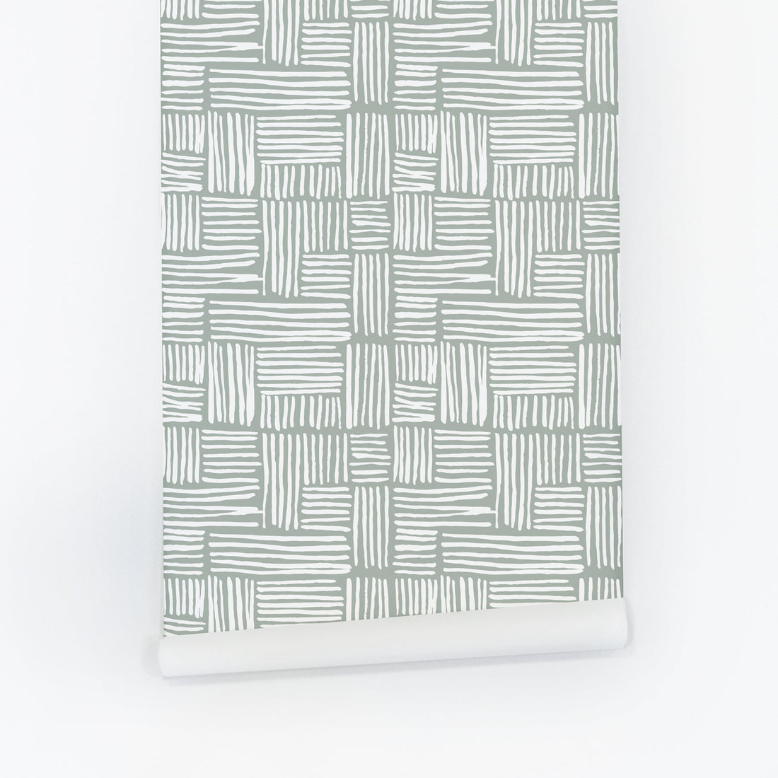 light green plaid effect modern wallpaper peel and stick