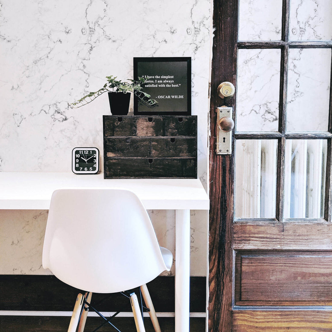 scandinavian marble effect design peel and stick wallpaper