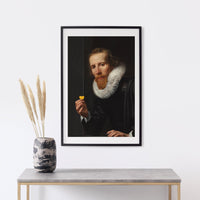Old painting reprduction print