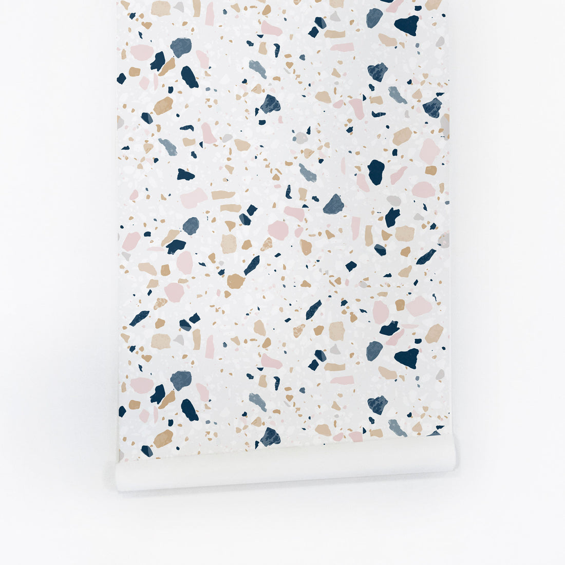 Pastel colors terrazzo tile removable wallpaper