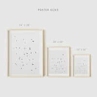 Birds in the sky art print
