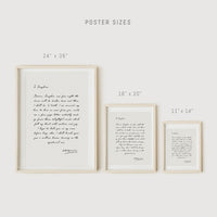 Vintage prints poster