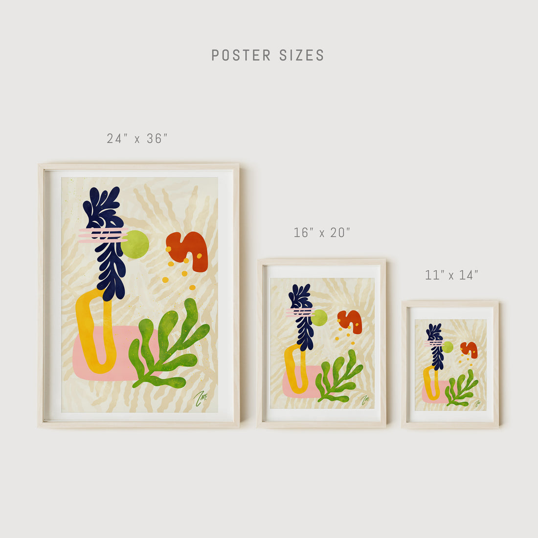 Abstract wall art posters