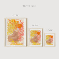 Nude wall poster available sizes