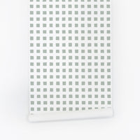 light green checkered wallpaper pattern