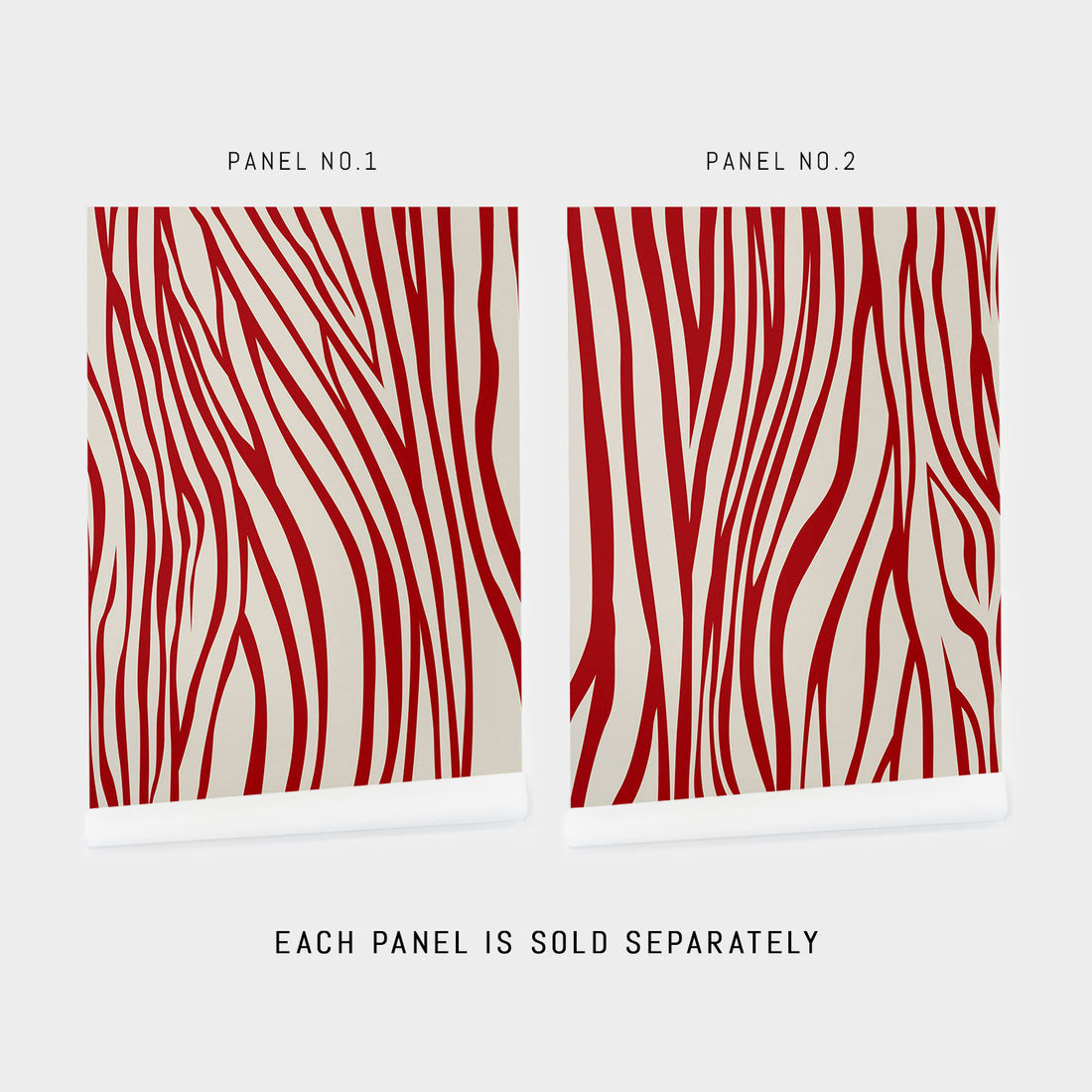animal print wallpaper with bright zebra stripes