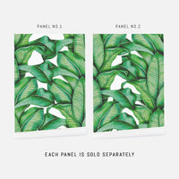 green banana leaves removable wallpaper
