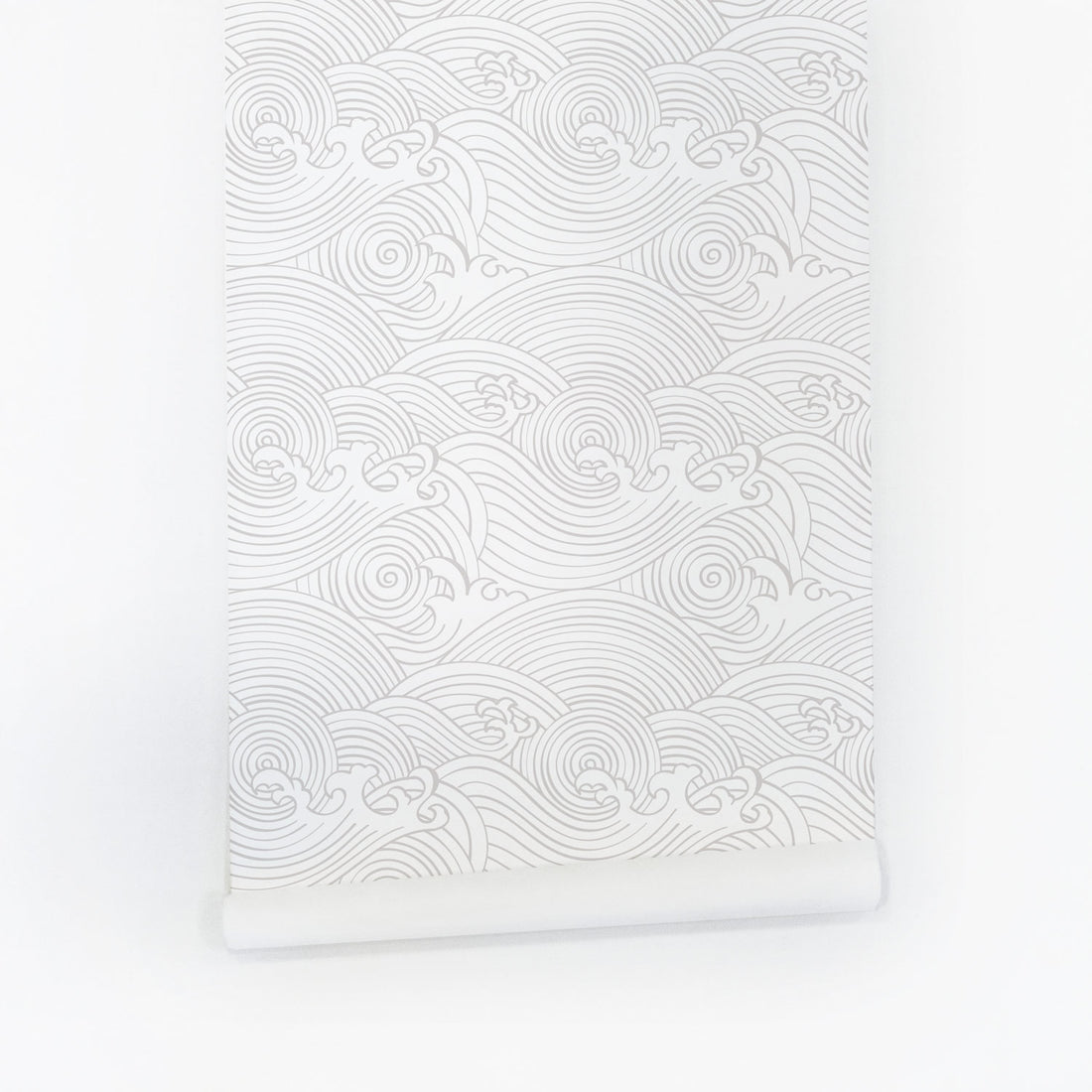 Modern wave design removable wallpaper