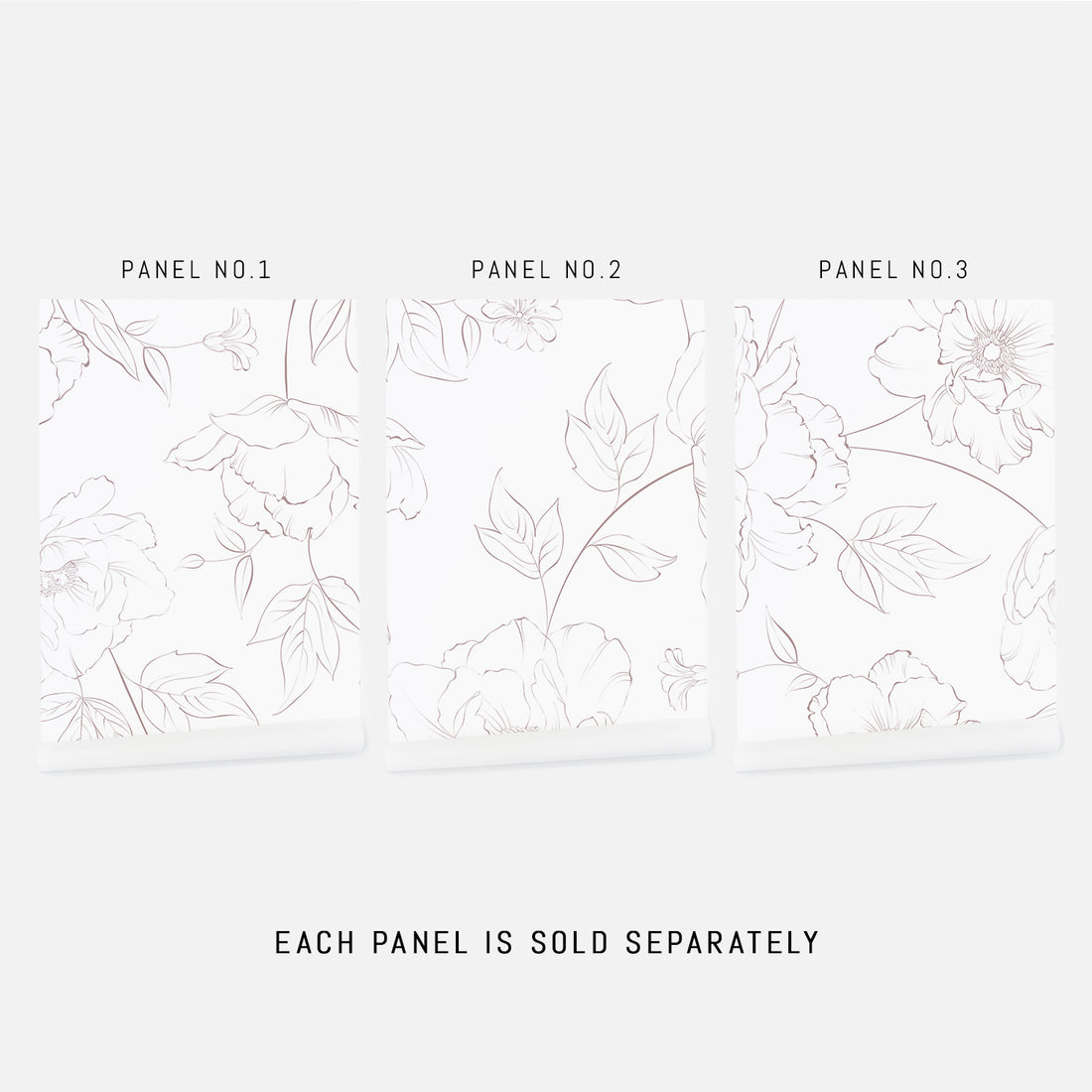 girly floral removable wallpaper design for delicate girls bedroom interior