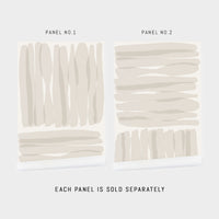 painted watercolor lines print wallpaper in light beige colors