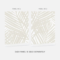 oversized palm leaf pattern removable wallpaper
