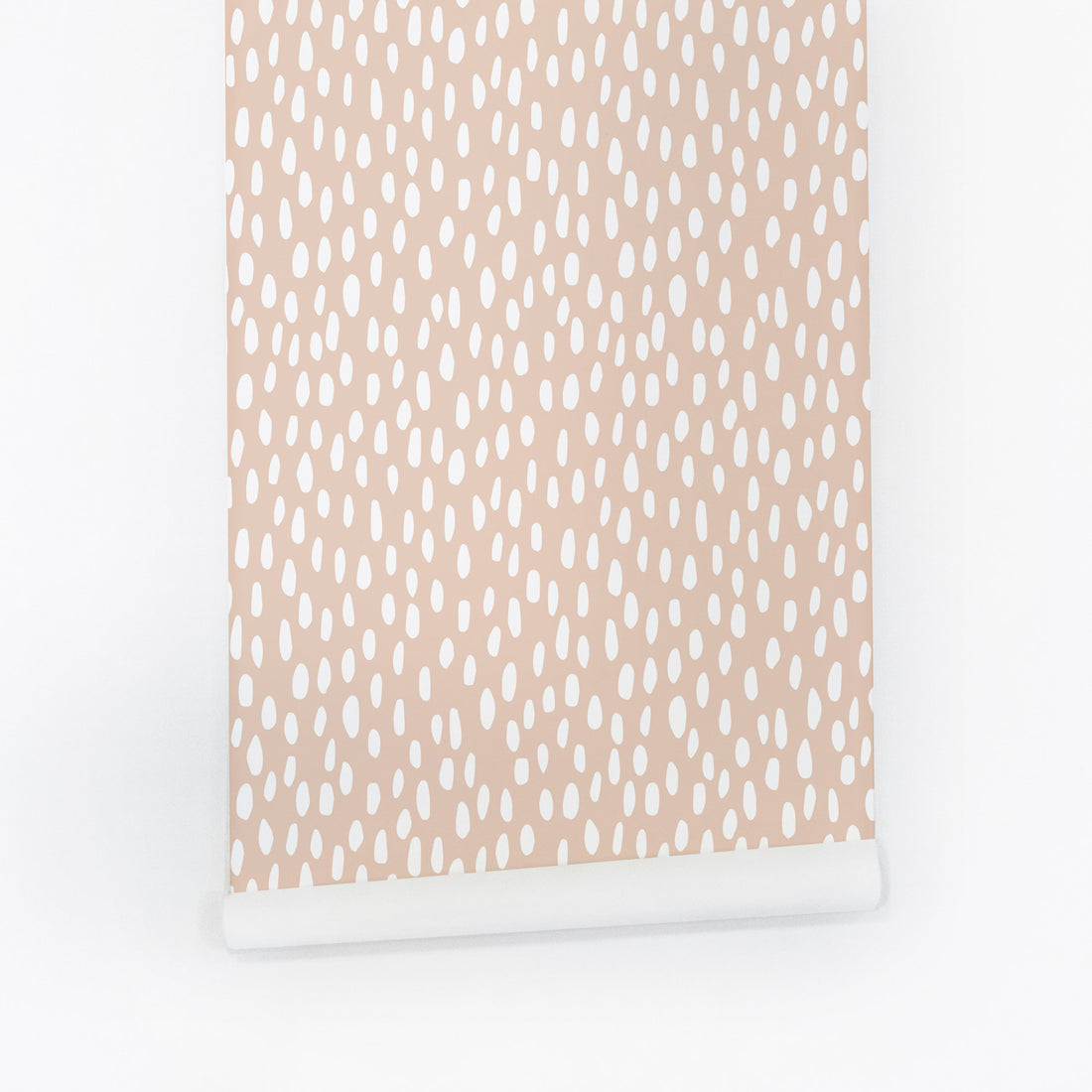 Pink speckle print removable wallpaper