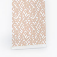 Pink speckle print removable wallpaper