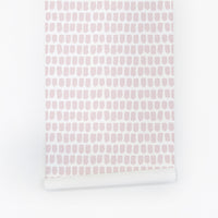 tiny pink speckles print removable wallpaper for bohemian girls bedroom