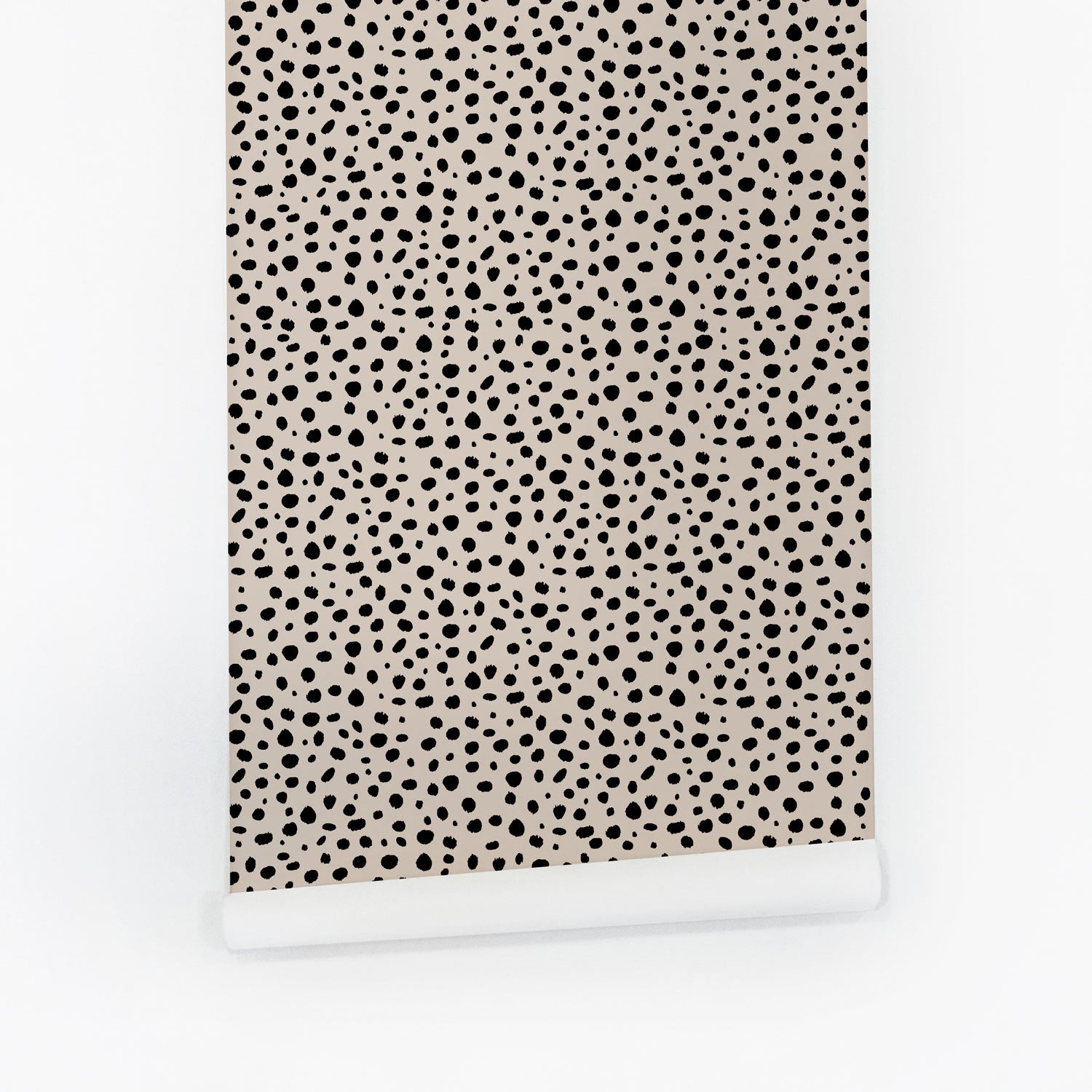 Roommates Cheetah Cheetah Peel & Stick Black/Orange Wallpaper