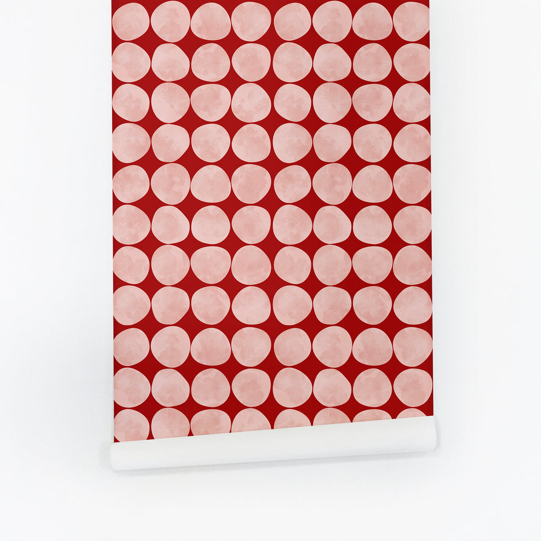 modern victorian vintage red and pink pop art print removable wallpaper