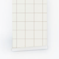 beige colors plaid inspired removable wallpaper