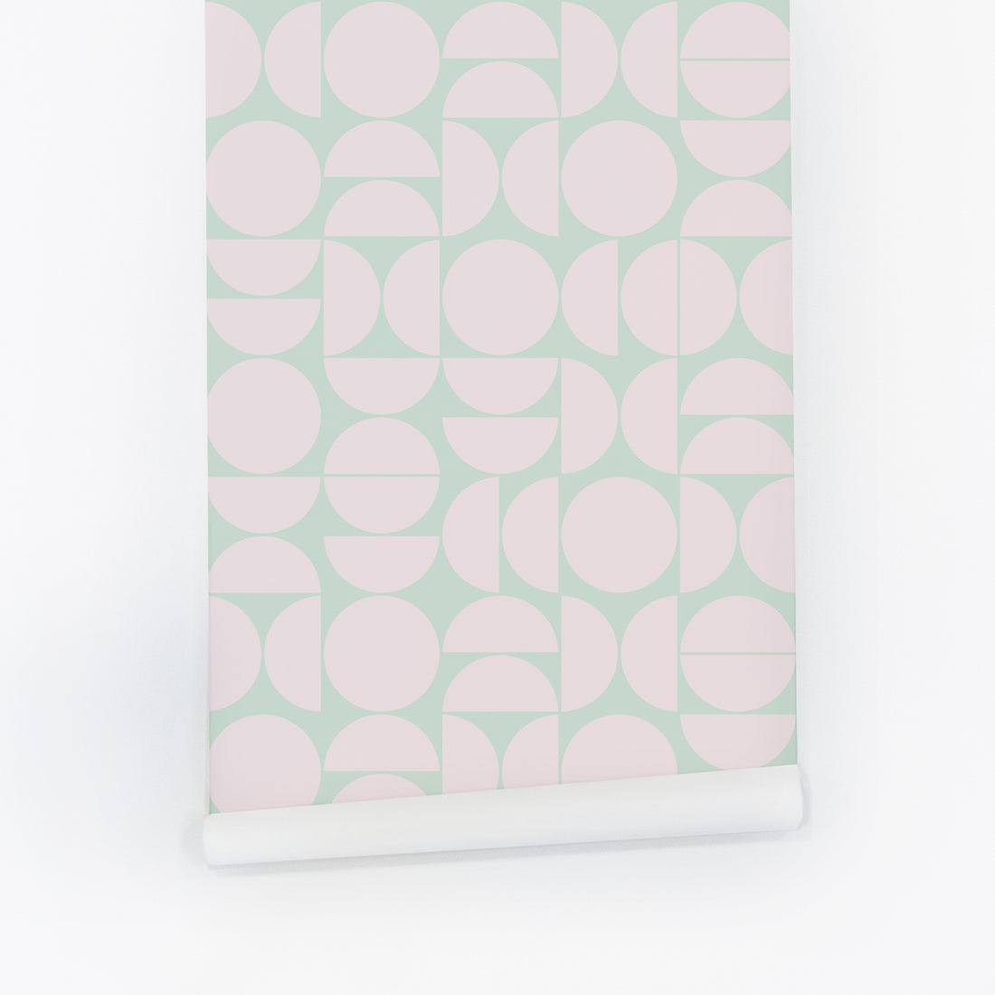 pastel color geometric shapes pattern removable wallpaper