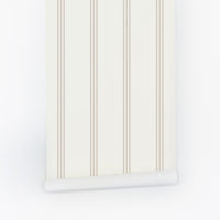 elegant 3 stripes peel and stick wallpaper