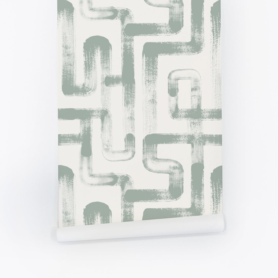 light green crossed lines pattern removable wallpaper