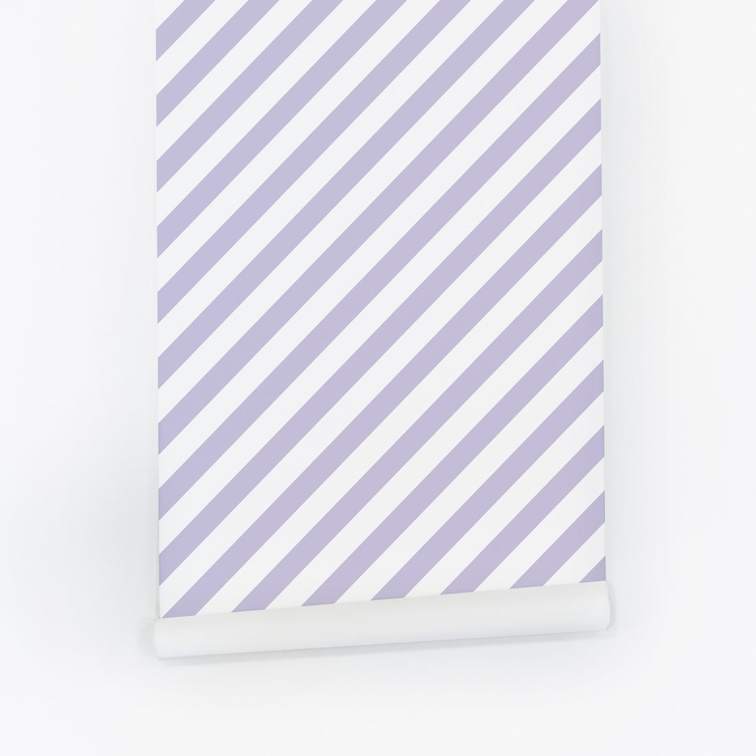 pastel purple diagonal stripes removable wallpaper