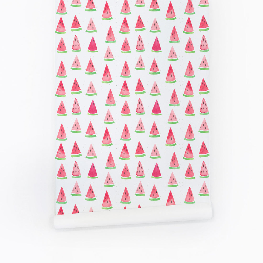 watercolor pink self adhesive wallpaper with tiny watermelons