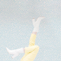 small blue pattern wallpaper design