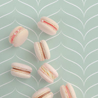 mint green chevron peel and stick wallpaper