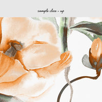Watercolor floral wallpaper