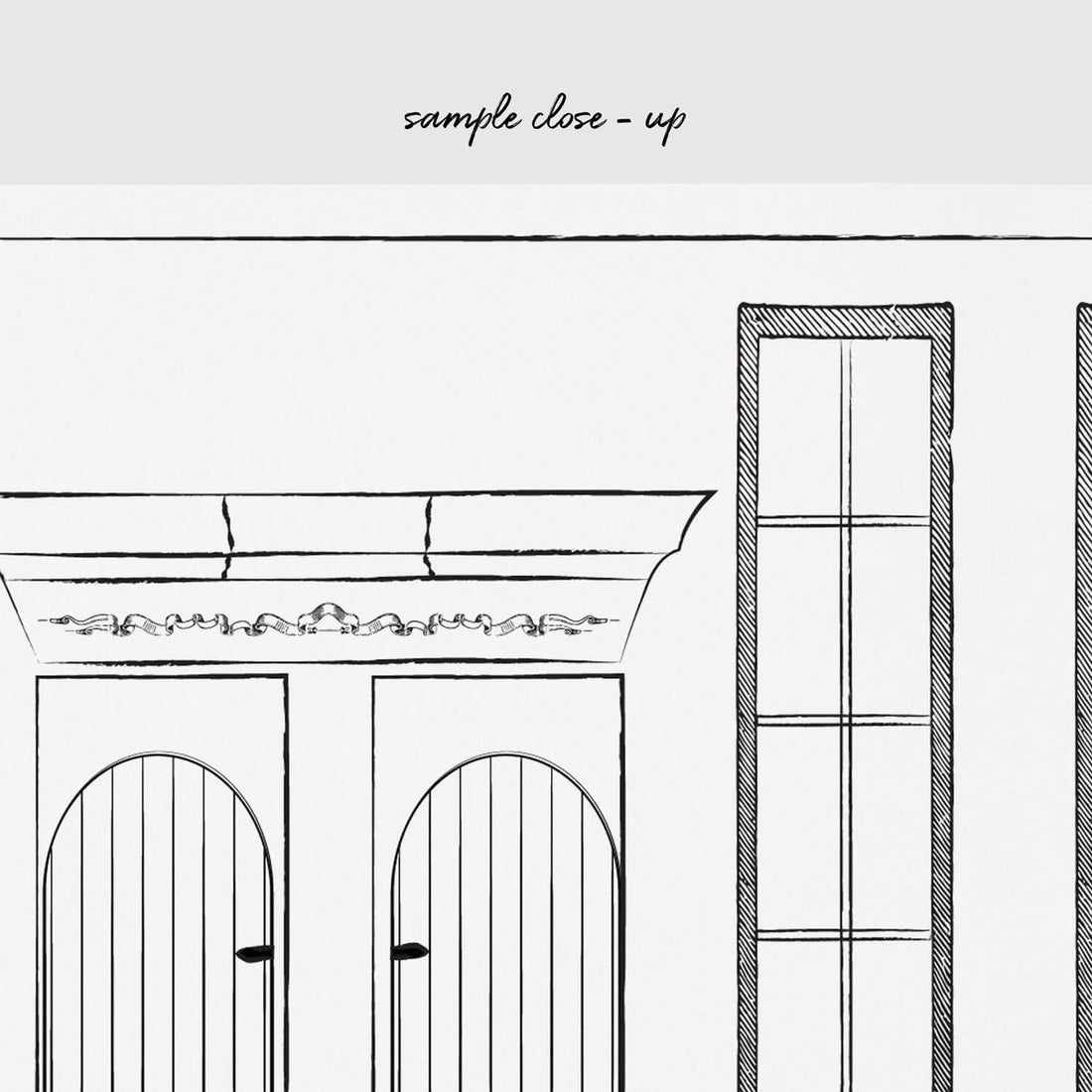 Scandinavian houses removable wallpaper