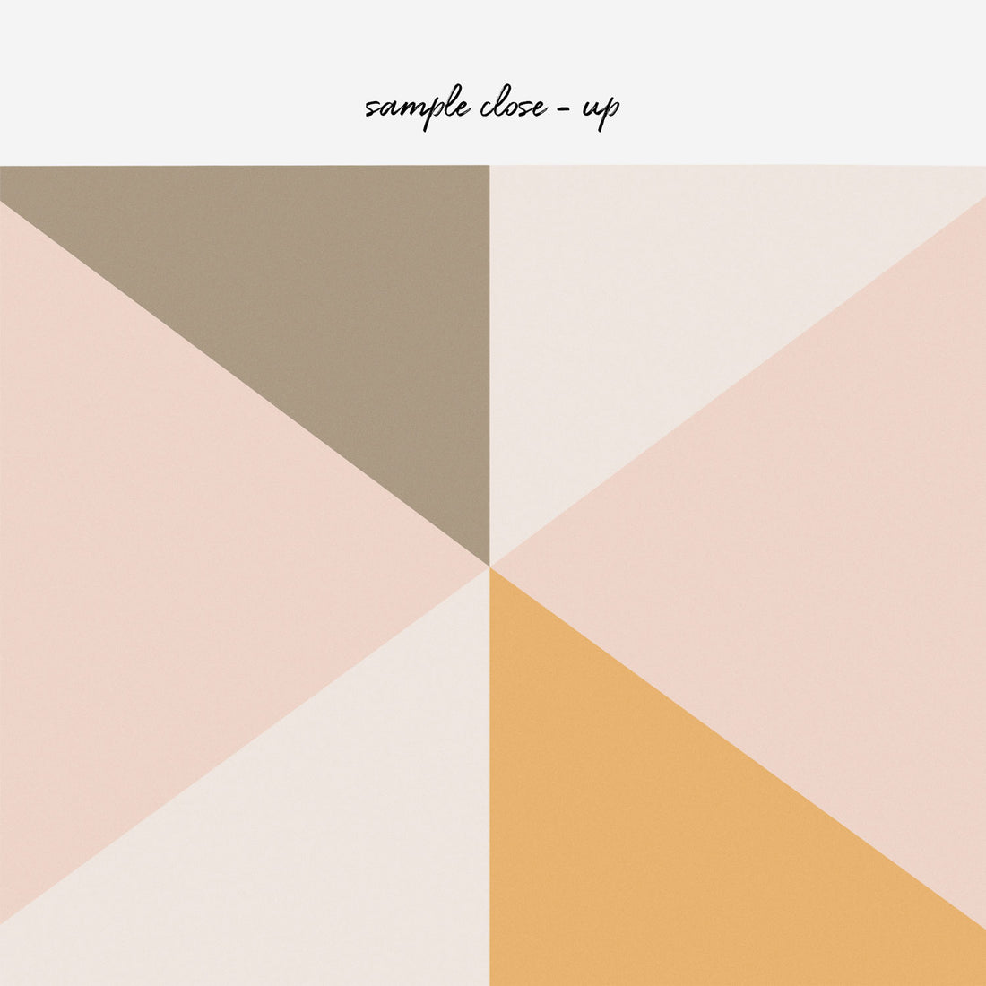 close up with textured cube pattern wallpaper in pastel