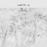 Soft grey trees and leaves removable wall mural wallpaper