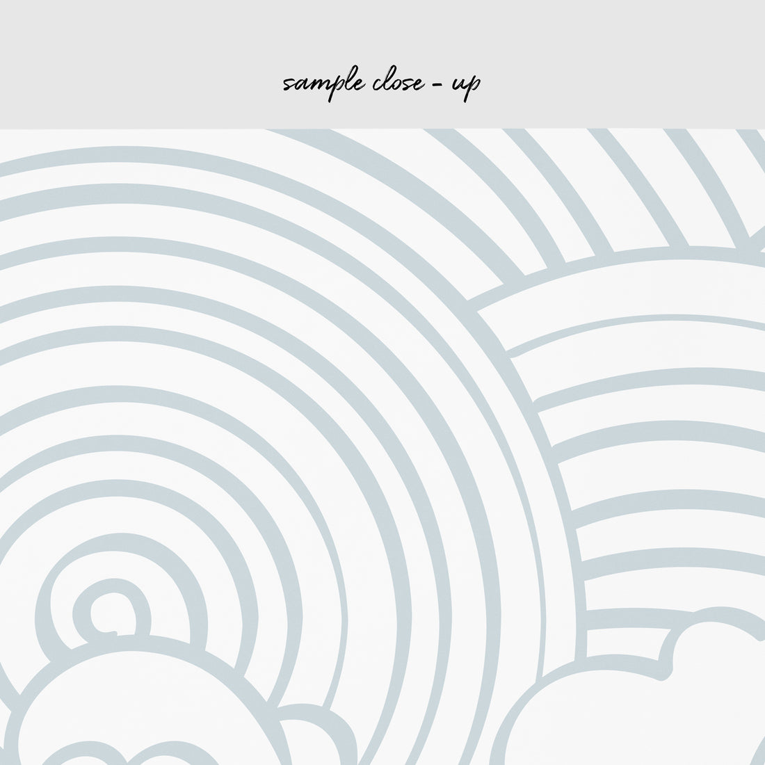 Minimal coastal style wall mural