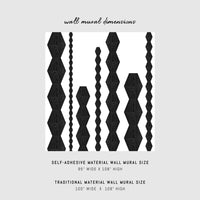 Mid century modern removable wallpaper