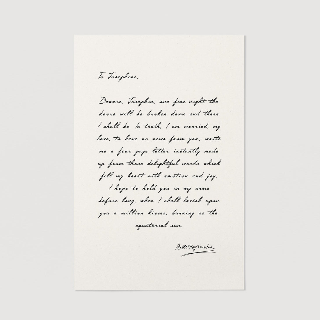 Wall decor with vintage print