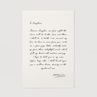 Wall decor with vintage print