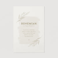 Bohemian interior printed poster