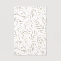 Watercolor olive tree leaves poster