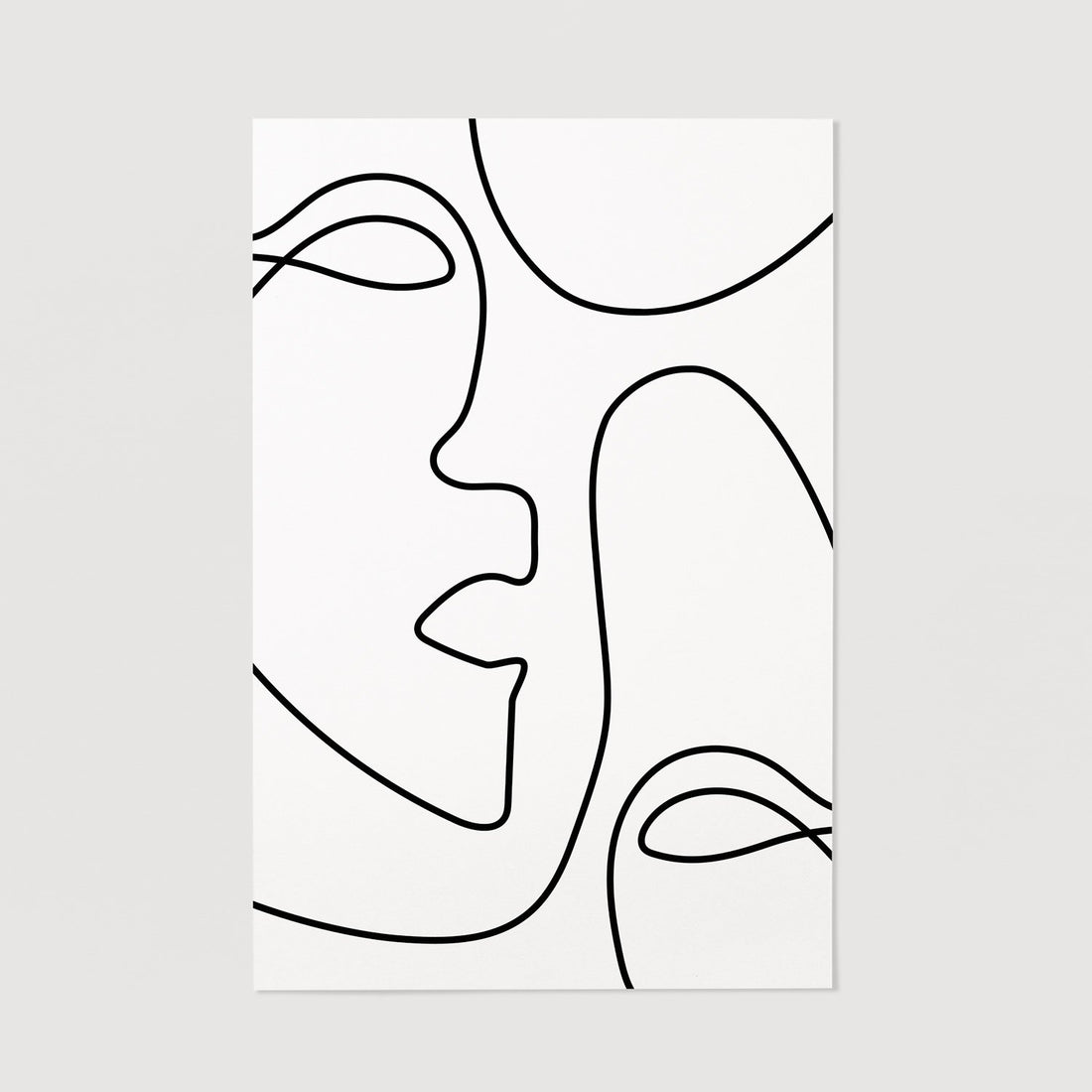 Feminine bedroom wall print