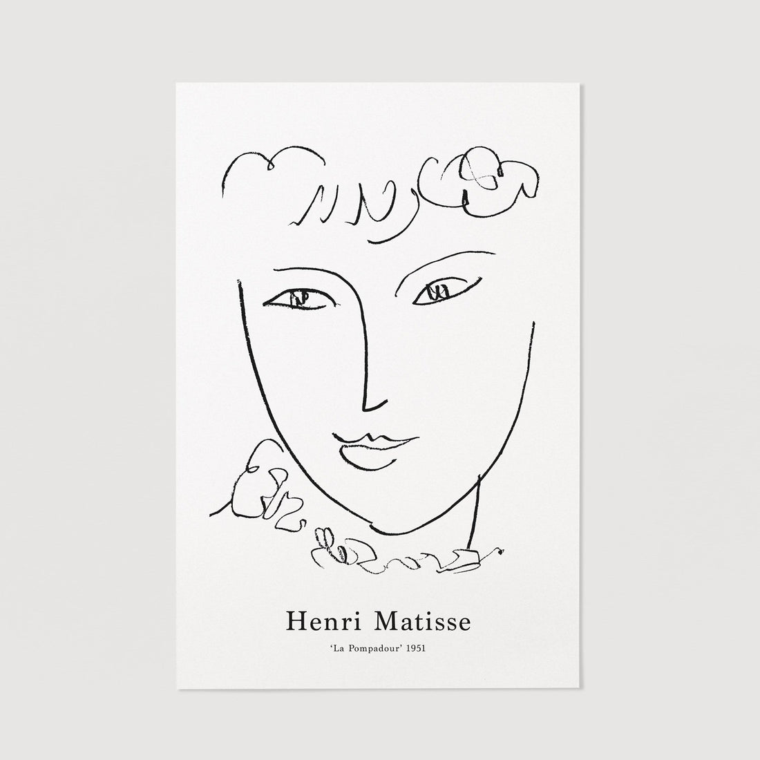 Woman face painting poster