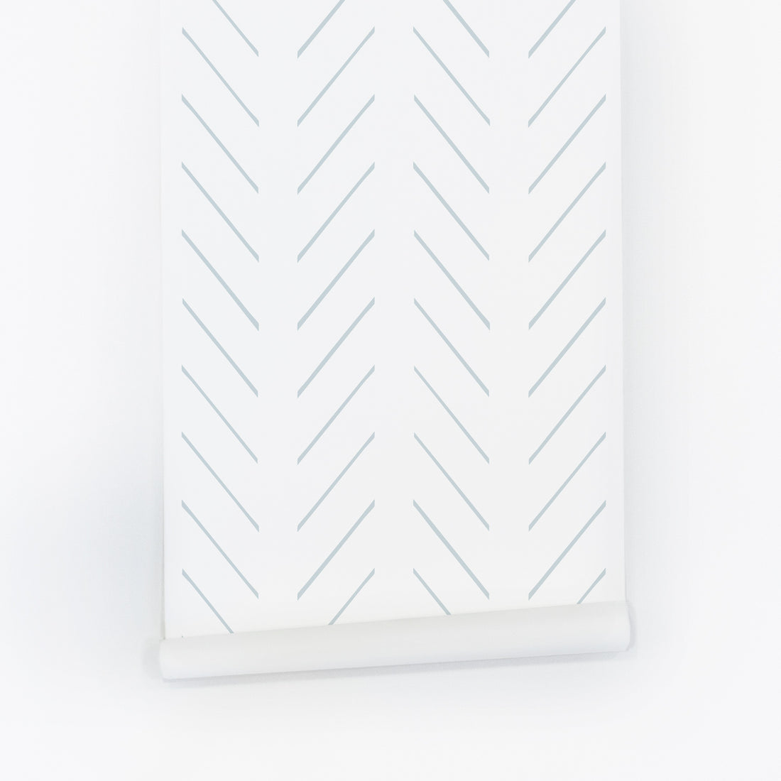 light blue delicate chevron pattern removable wallpaper