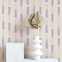 pastel colors mid century modern wallpaper design