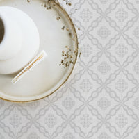 ceramic tiles removable wallpaper in grey