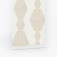 wooden bricks on walls effect removable wallpaper
