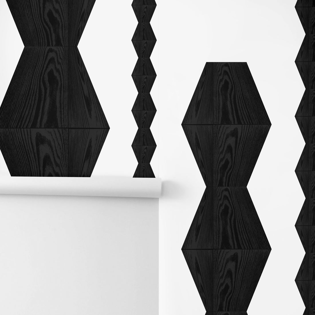 Wood grain design removable wallpaper