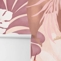 Pink cloud at noon wall mural close up