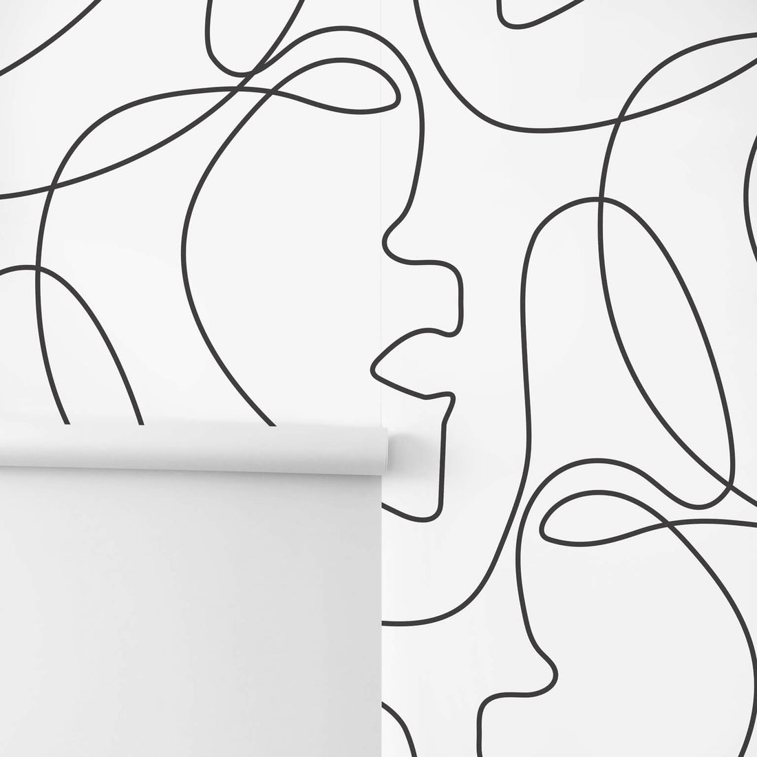 Minimalist art print removable wallpaper