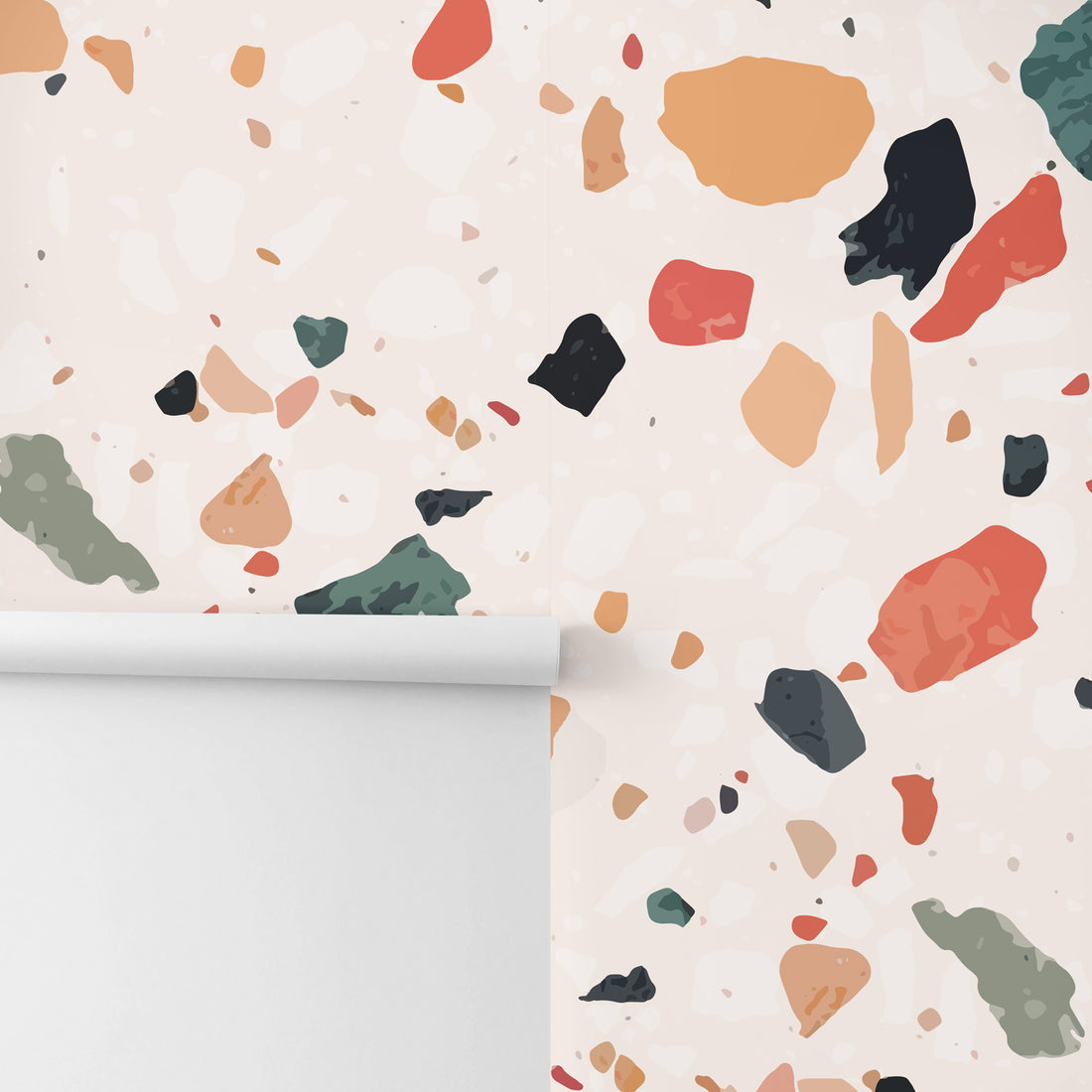 Terrazzo design wallpaper