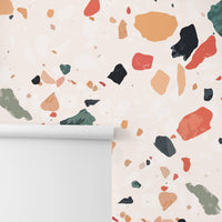 Terrazzo design wallpaper