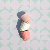 subtle pastel color geometric shapes wallpepr